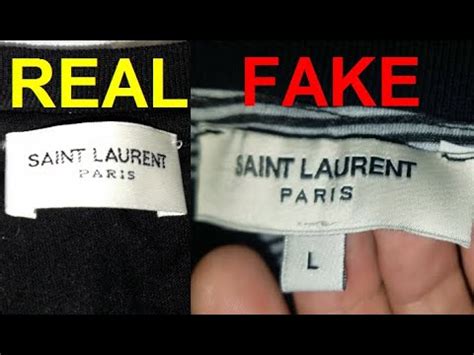 ysl shirt real or fake|yves saint laurent clothing.